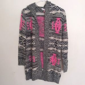 Small tribal print cardigan